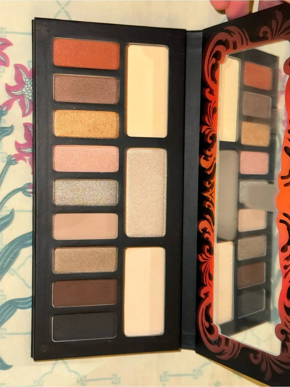 Kat Von D Neutral & Warm Brown Eyeshadow Palette with Gold Accents